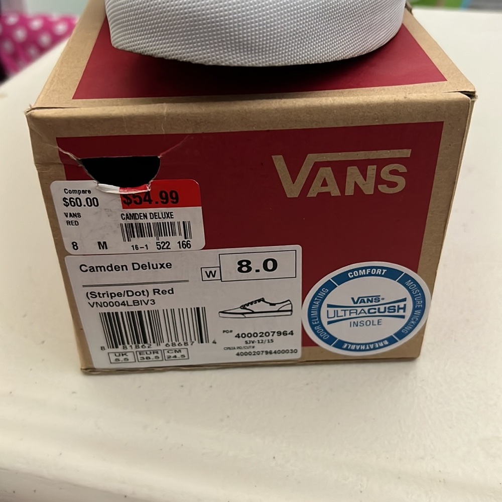 ❤️Vans Red Stripes❤️ - Picture 4 of 4